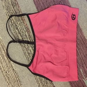 Hot Pink Sports Bra Sz XS/S